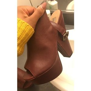 Burgundy Steve Madden heels